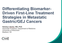 Differentiating Biomarker-Driven First-Line Treatment Strategies in Metastatic Gastric/GEJ Cancers
